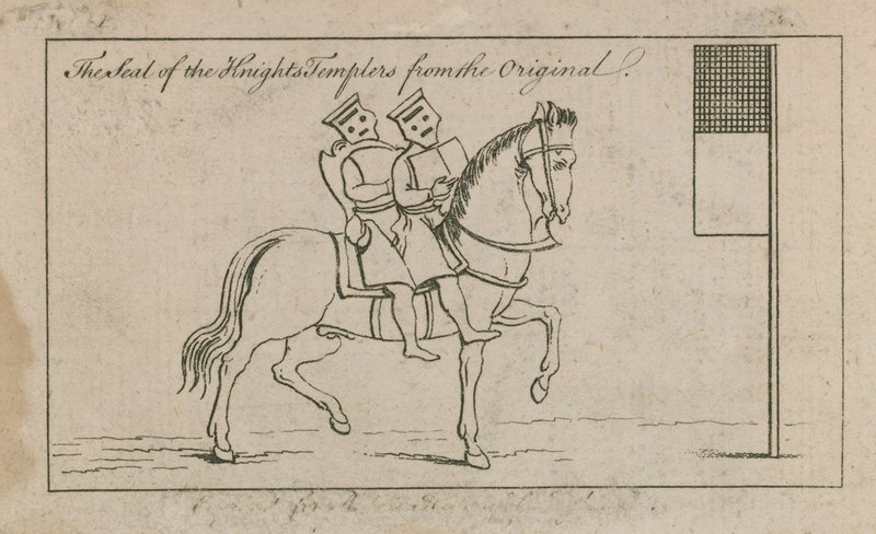 The Seal of the Knights Templars by English School