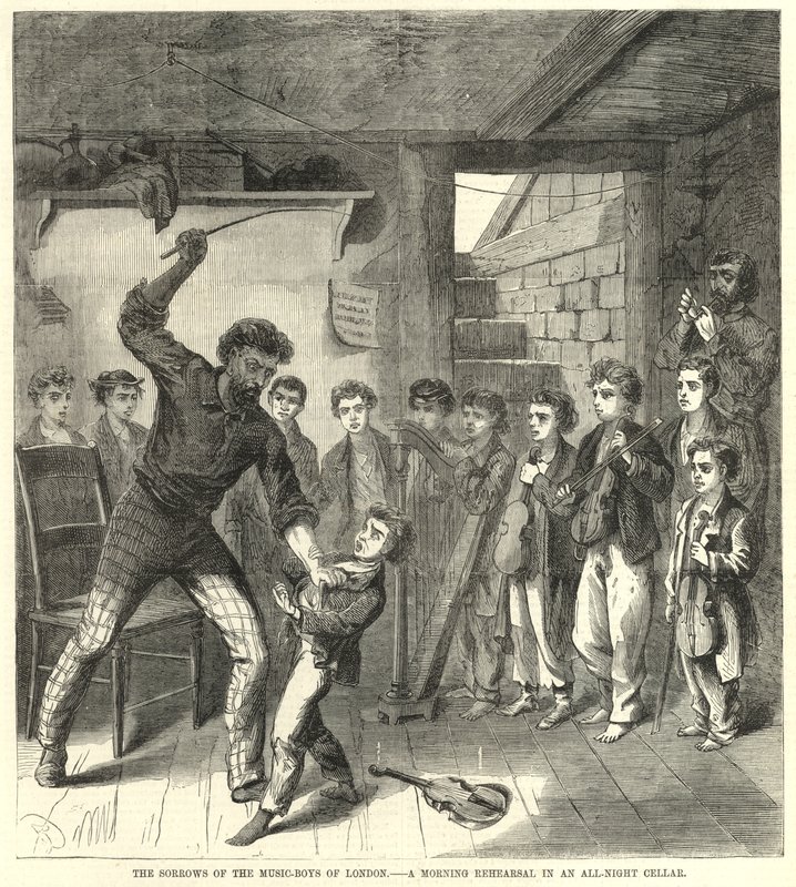 The Sorrows of the Music-Boys of London by English School
