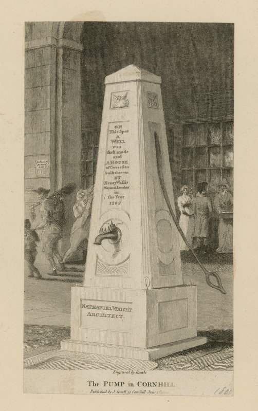 The Water Pump in Cornhill by English School