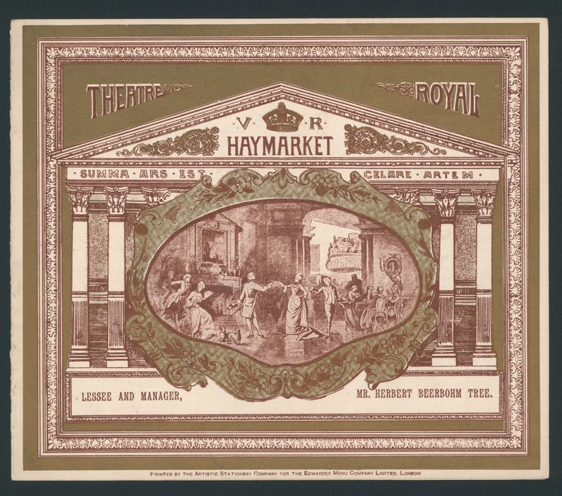 Theatre Royal, Haymarket, London by English School