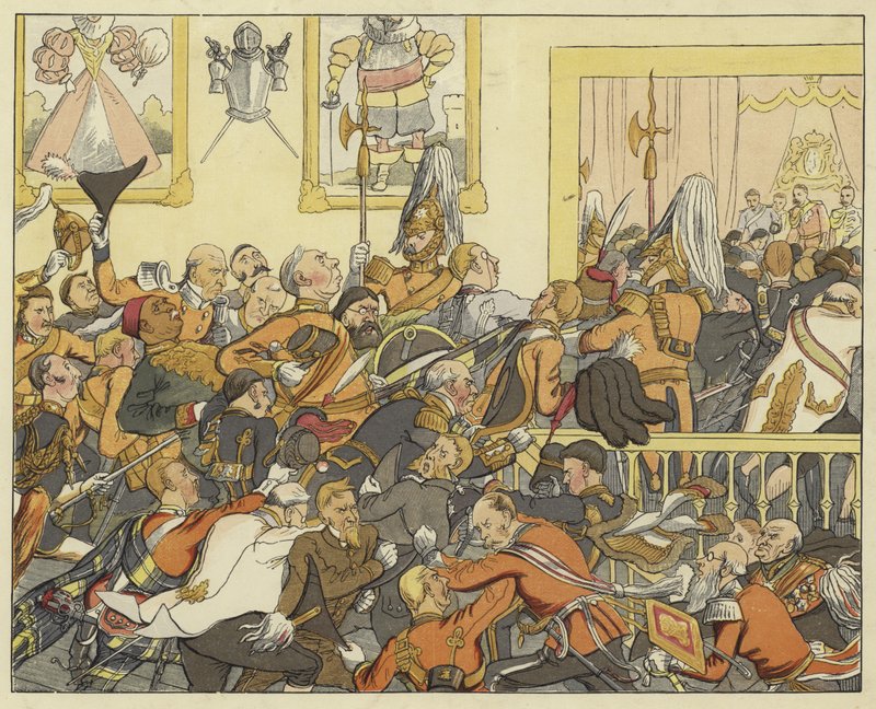 This Jarring Discord of Nobility, This Shouldering of Each Other in the Court (Henry VI, Part I, Act IV, Scene 1) by English School