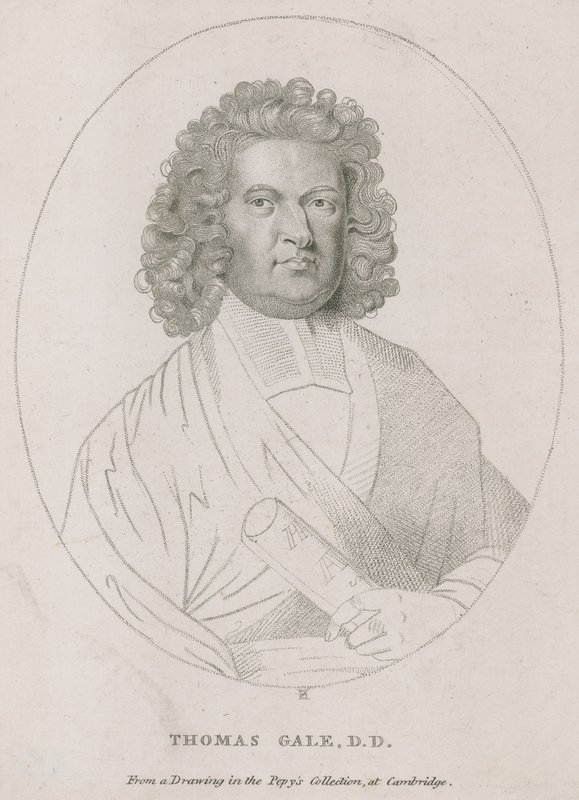 Thomas Gale, Who Wrote the Inscription on the Monument by English School