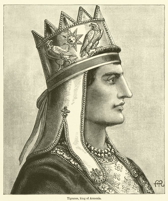 Tigranes, King of Armenia by English School