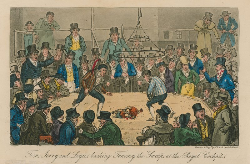 Tom, Jerry and Logic, Backing Tommy the Sweep at the Royal Cockpit by English School