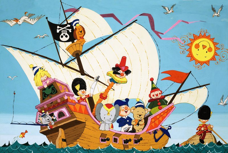 Topsy Turvy Pirate Ship by English School