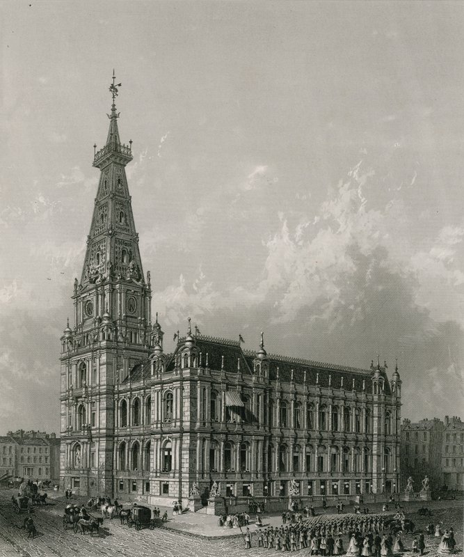 Town Hall, Halifax by English School