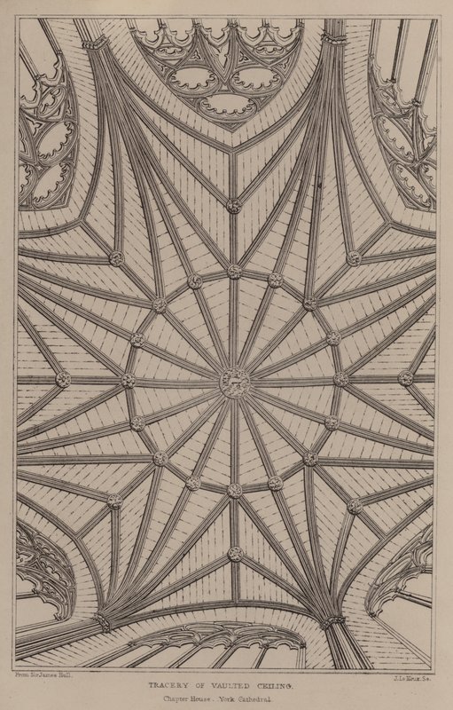 Tracery of Vaulted Ceilings by English School