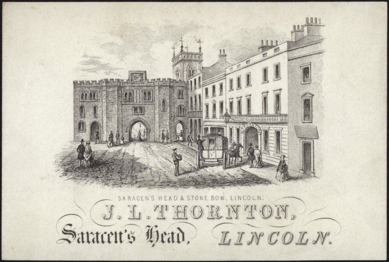 Trade Card for J. L. Thornton by English School