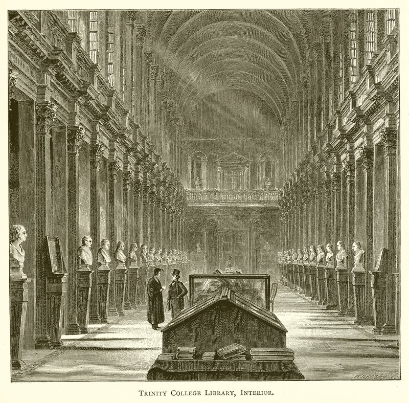 Trinity College Library, Interior by English School