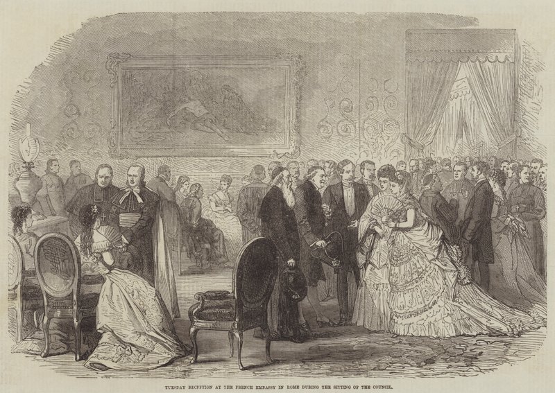Tuesday Reception at the French Embassy in Rome during the Sitting of the Council by English School