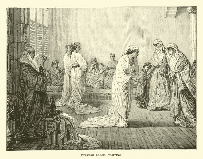 Turkish ladies visiting by English School