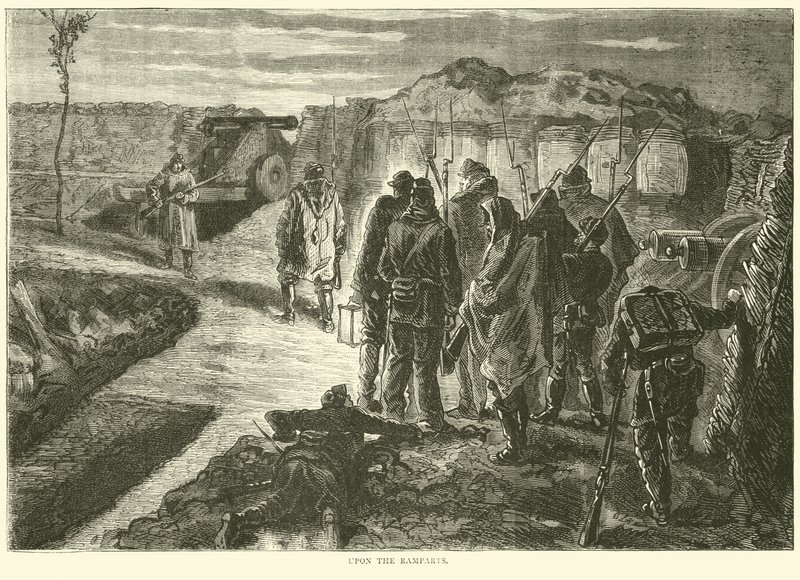 Upon the Ramparts by English School