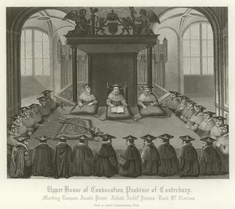Upper House of Convocation, Province of Canterbury by English School