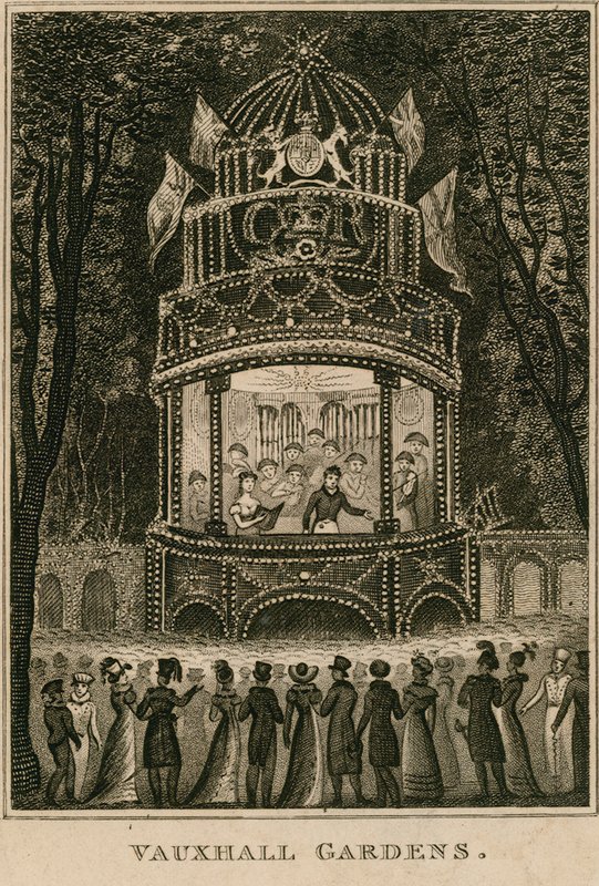 Vauxhall Gardens, London by English School