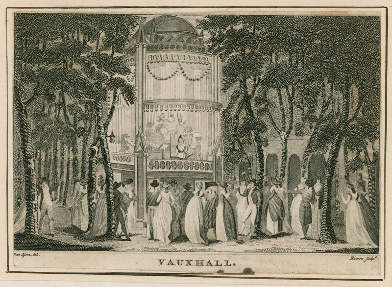 Vauxhall Gardens, London by English School