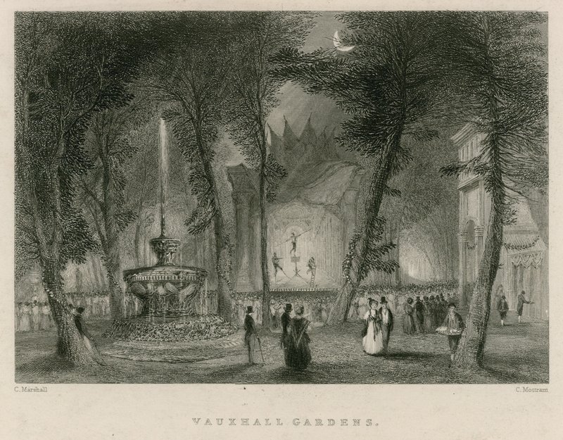 Vauxhall Gardens, London by English School
