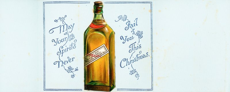 Very Old Highland Whisky Bottle by English School