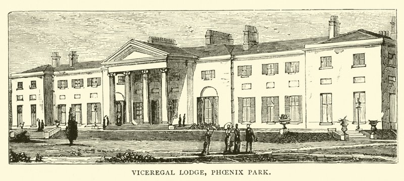 Viceregal Lodge, Phoenix Park by English School