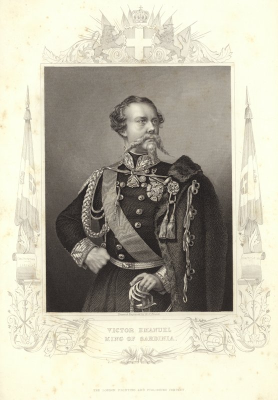 Victor Emmanuel II of Sardinia by English School