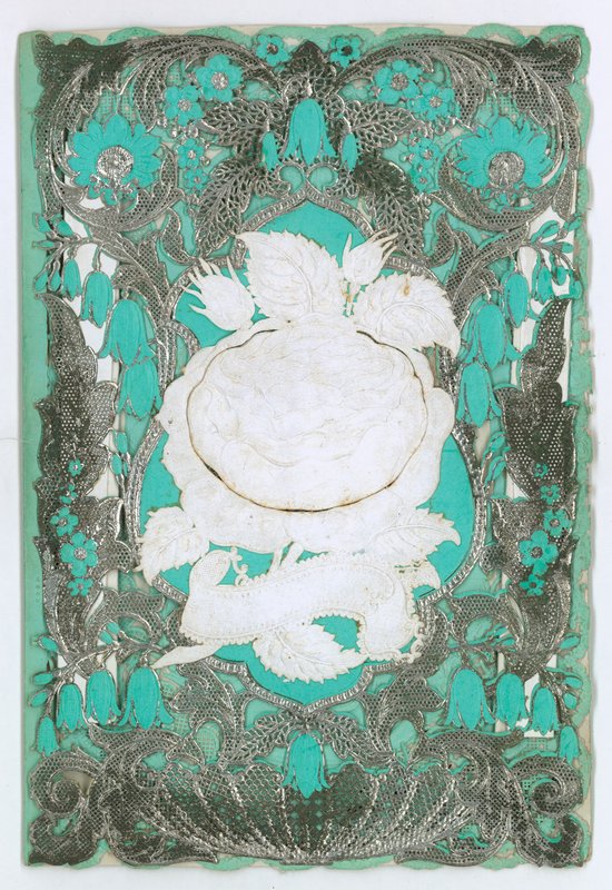 Victorian Valentine Card by English School