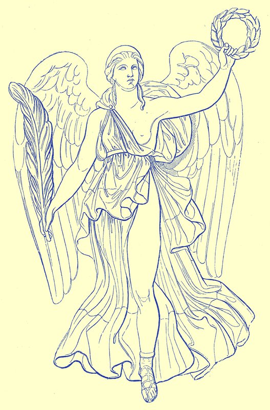 Victory, Munich Collection, Illustration for Historic Ornament by English School