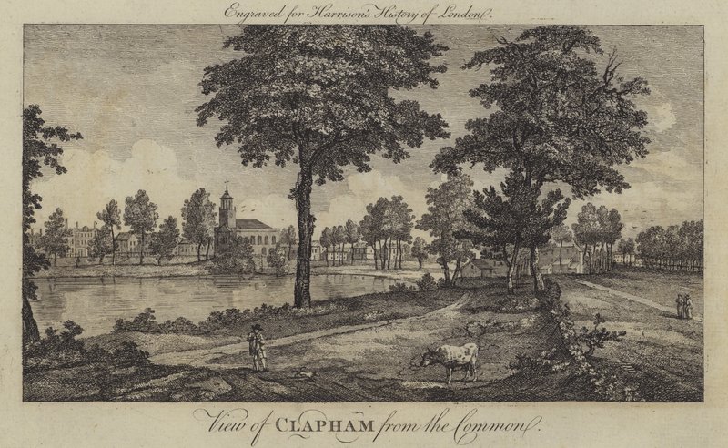 View of Clapham from the Common by English School