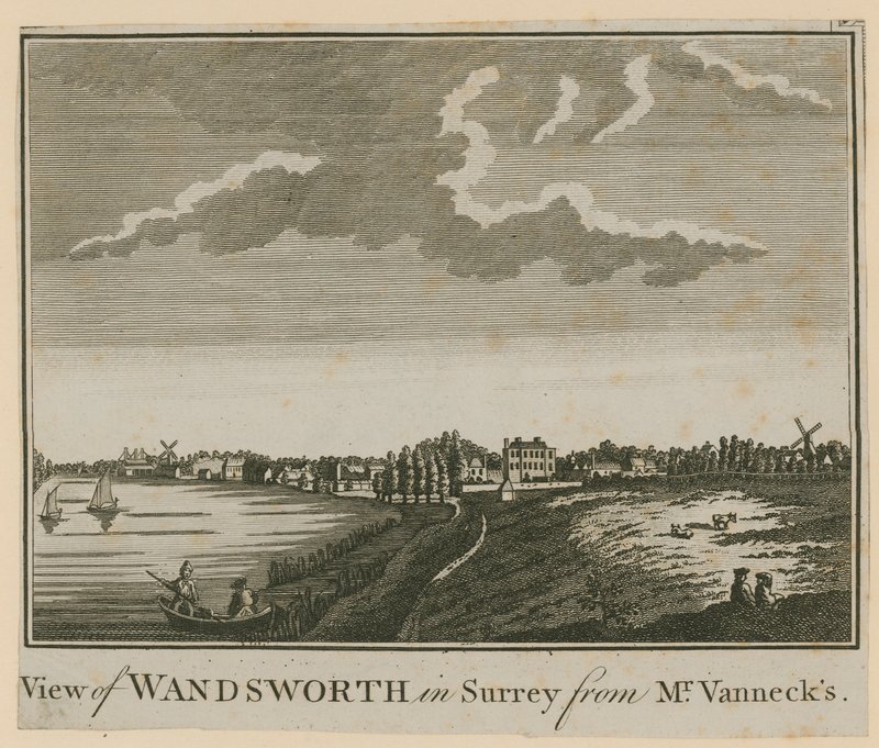 View of Wandsworth in Surrey from Mr Vanneck