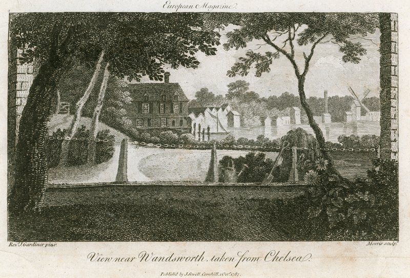 View of Wandsworth, Taken from Chelsea by English School