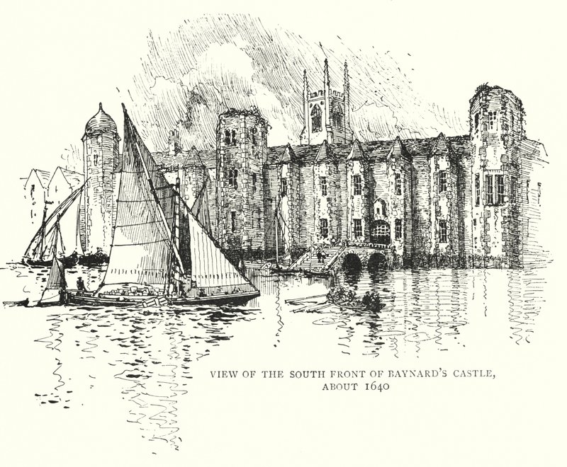 View of the South Front of Baynard