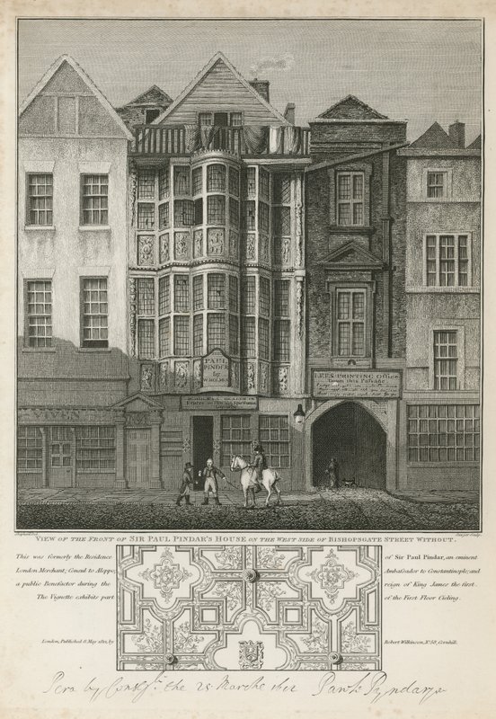 View of the Front of Sir Paul Pindar