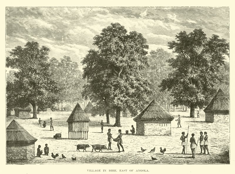 Village in Bihe, East of Angola by English School