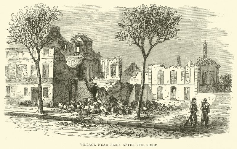 Village Near Blois After the Siege, December 1870 by English School