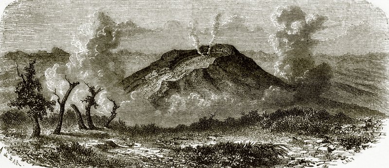 Volcano in Java by English School