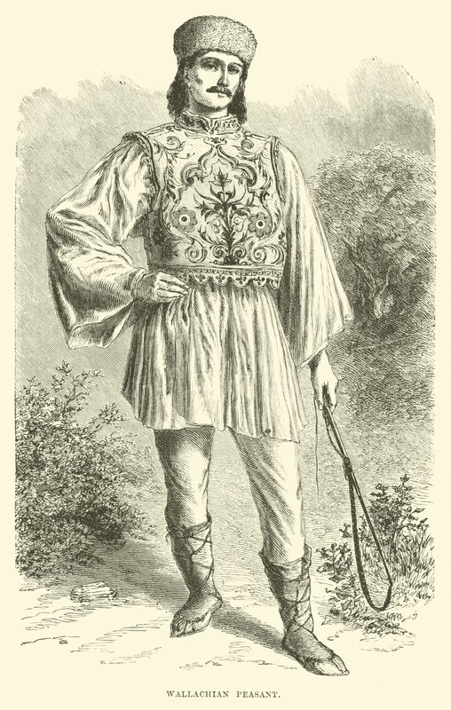 Wallachian Peasant by English School
