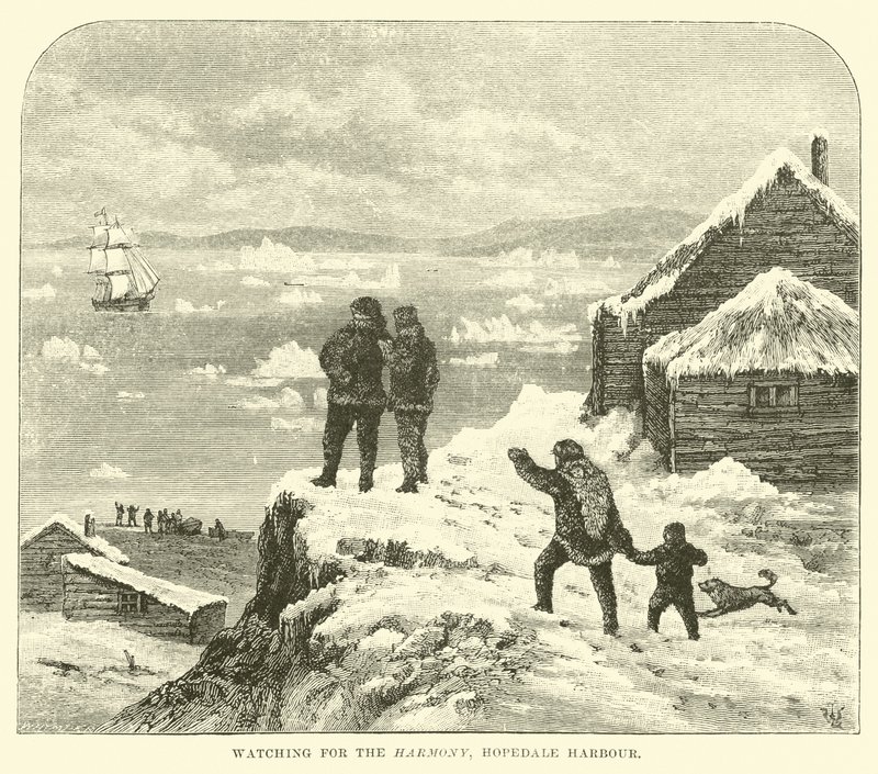 Watching for the Harmony, Hopedale Harbour by English School