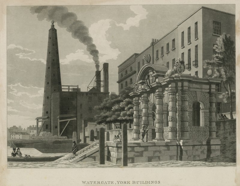Watergate, York Buildings, London by English School