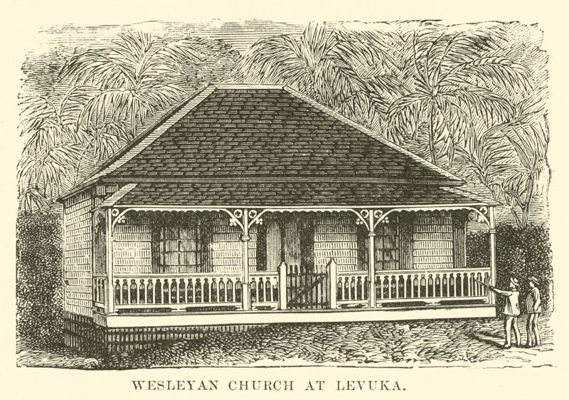 Wesleyan Church at Levuka by English School