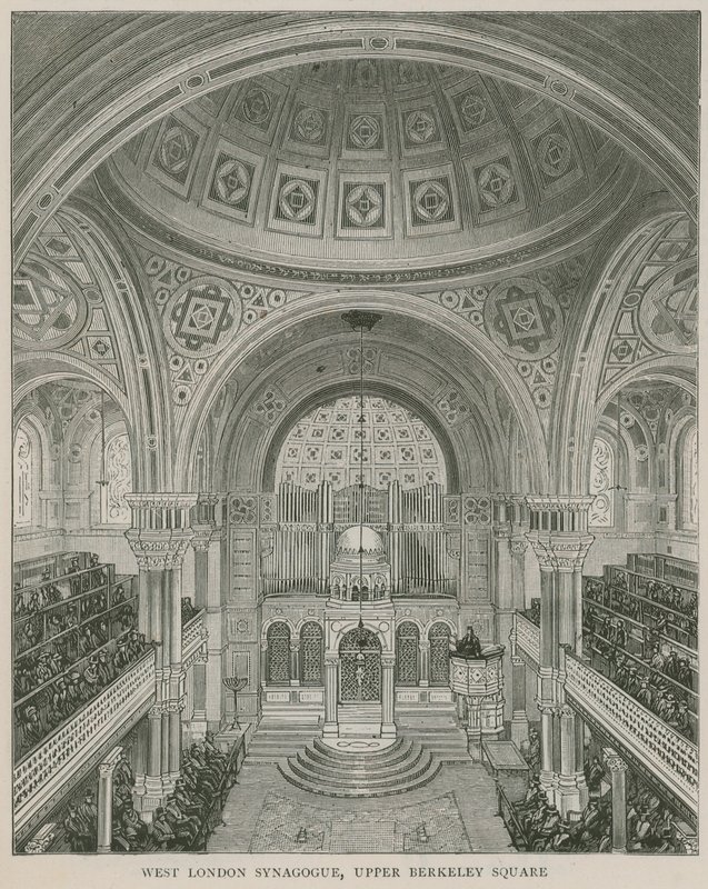 West London Synagogue, Upper Berkeley Square by English School
