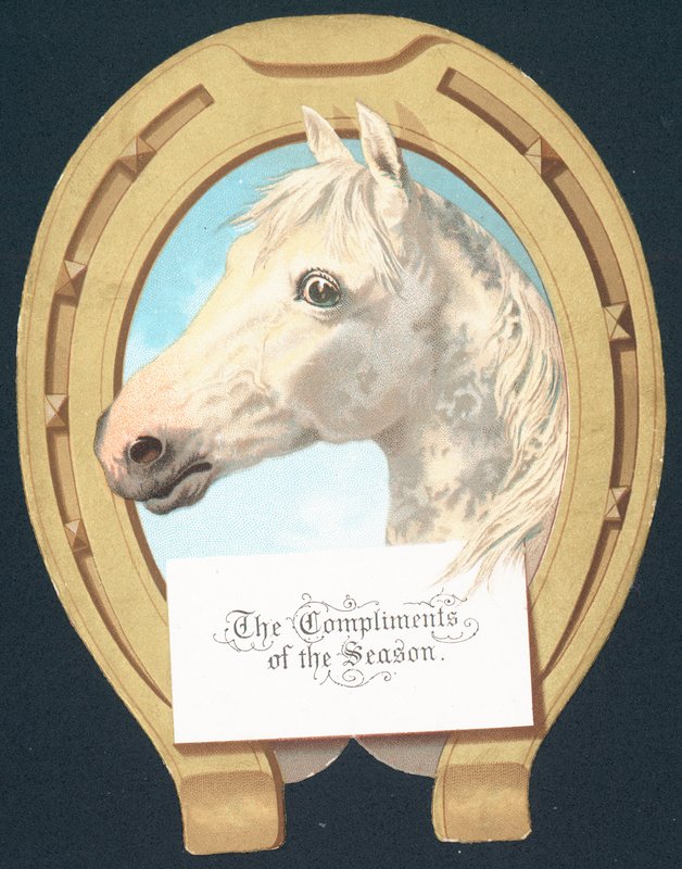 White Horse and Horseshoe by English School