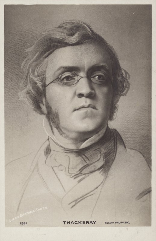 William Makepeace Thackeray (1811-1863), English novelist by English School