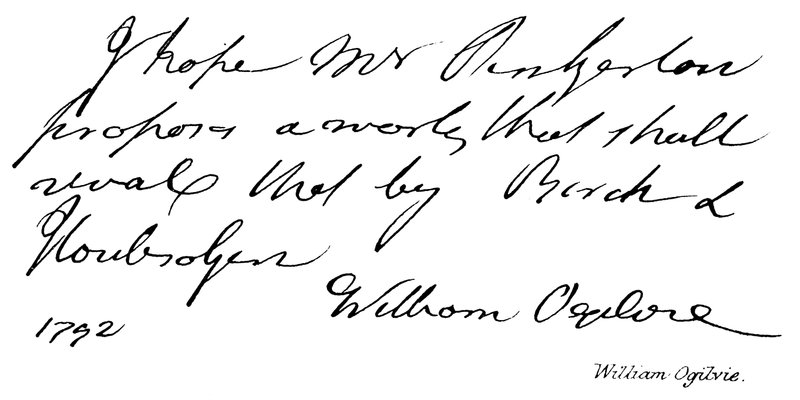 William Ogilvie by English School