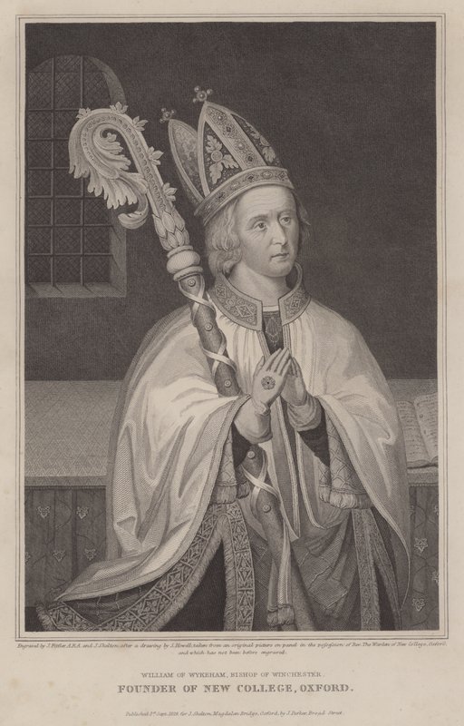 William of Wykeham, Bishop of Winchester, Founder of New College, Oxford by English School