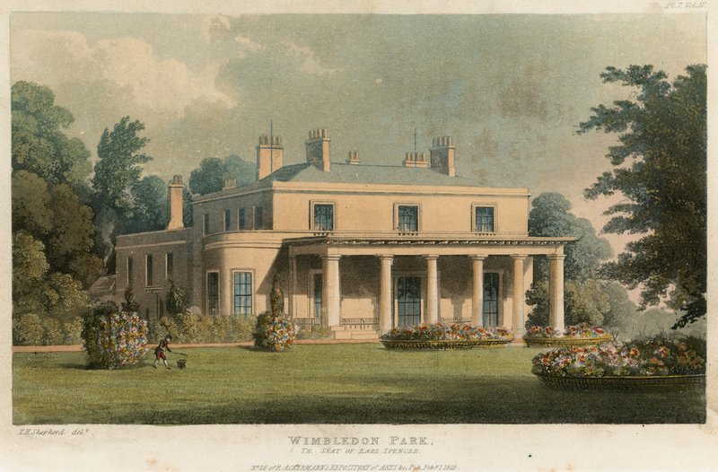 Wimbledon Park, the seat of Earl Spencer by English School