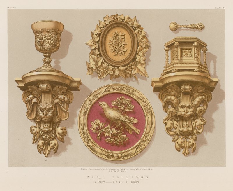 Wood Carvings by English School