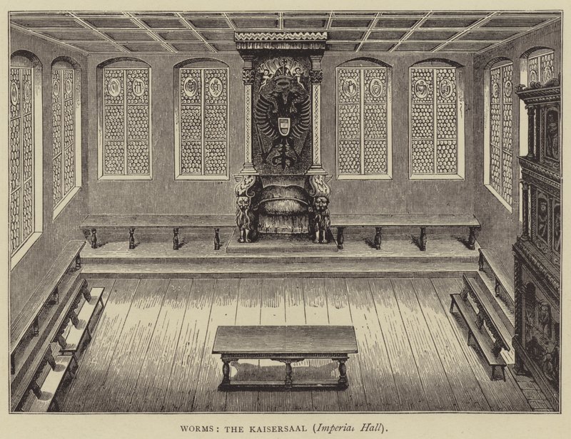 Worms, The Kaisersaal, Imperial Hall by English School