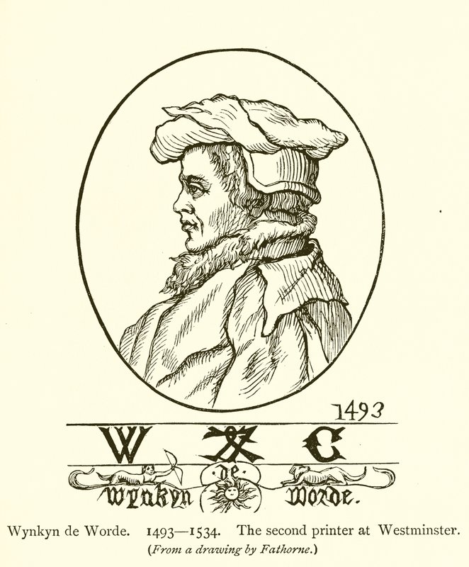Wynkyn de Worde, The second printer at Westminster by English School
