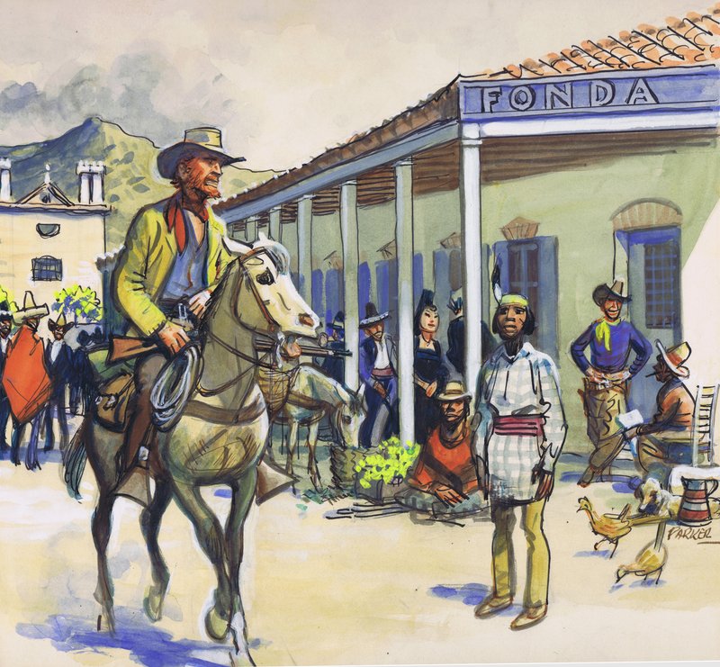 La Fonda, Santa Fe by Eric Parker