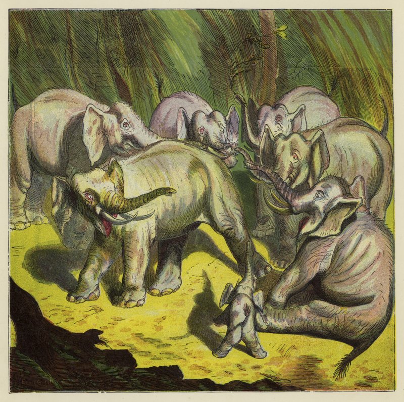 The Elephant that Lost its Tail by Ernest Henry Griset