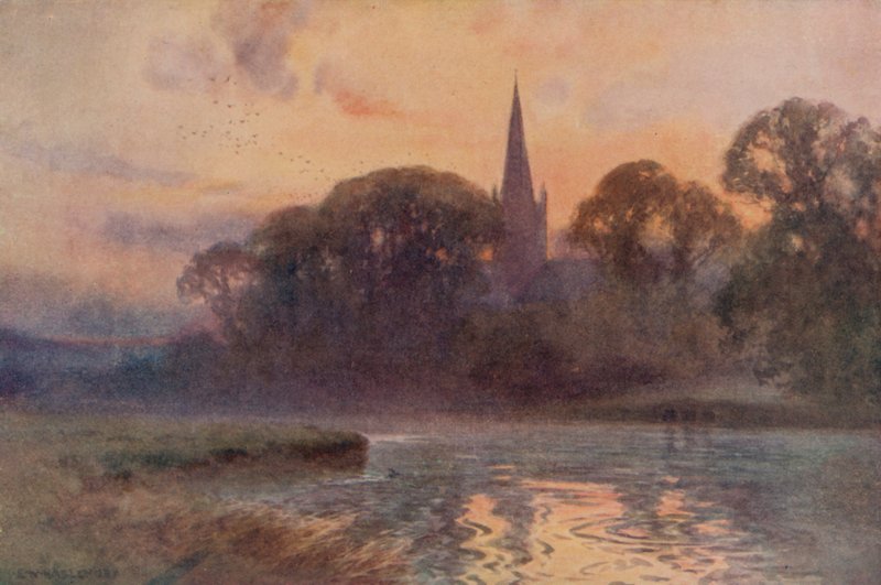 Holy Trinity Church, Stratford-on-Avon by Ernest William Haslehust