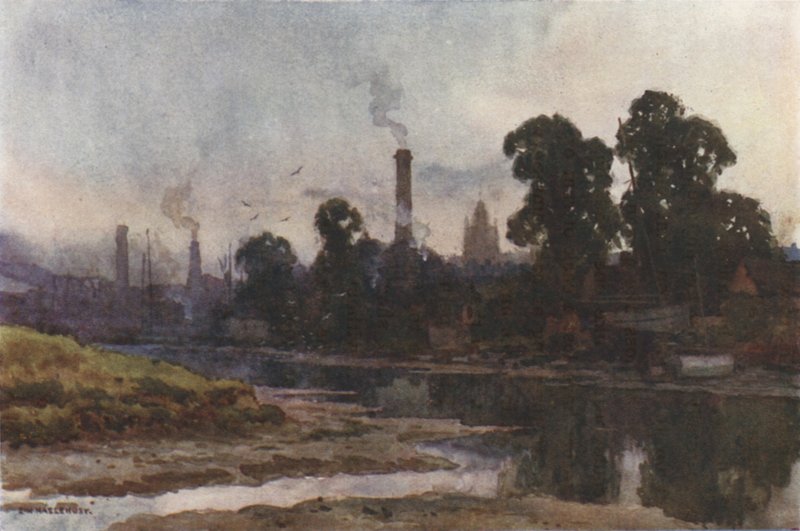 Newport from the Medina by Ernest William Haslehust